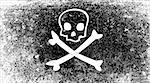 A typical skull and crossbones pirate vesel flag