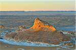 Rock Formation at Sunrise in White Desert, Libyan Desert, Sahara Desert, New Valley Governorate, Egypt