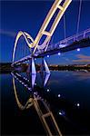 Europe, United Kingdom, England, Stock On Tees, Infinity Bridge