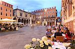 Italy, Veneto, Verona district, Verona. Piazza dei Signori.