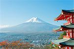 Asia, Japan, Honshu, Mt Fuji 3776m, Arakura Sengen Jinja, Unesco World Heritage site