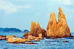 Asia, Japan, Honshu, Wakayama prefecture, Hashikuiiwa, rock stacks