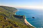 Portinho beach in the Arrabida Natural Park, Setubal, Portugal