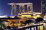 South East Asia, Singapore, Marina Bay Sands and Fullerton Hotel