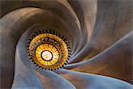 Ceiling of noble floor, Casa Batllo, Barcelona, Catalonia, Spain