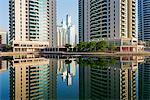 Middle East, United Arab Emirates, Dubai, Dubai Marina buildings