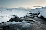 Time lapse view of glacial hot spring