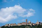 City walls on rural hillside