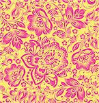 Vector Floral seamless pattern. Background can be used for wallpaper, fills, web page, surface textures.