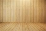 empty roomwood wall and wooden floor