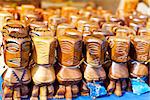 tiki figures at the market