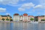 Beautiful quay in Stockholm