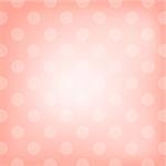 Polka dot pink background. Vector illustration