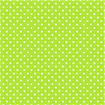 Seamless green polka dot background pattern