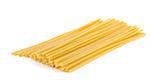 Heap of spaghetti. Isolated on white background