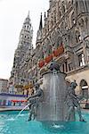 Marienplatz Munich, I enjoy the old architecture with the purchase of brand-name market and beer bar.