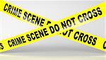 Crime scene tape. Do not Cross.