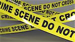 Crime scene tape. Do not Cross.