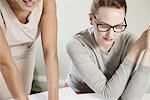 Cropped shot of two businesswomen in meeting