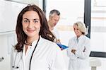 Doctors discussing patient's record