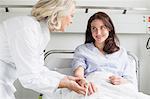 Doctor preparing infusion needle