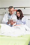 Doctor discussing treatment with patient