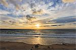 Sunrise over ocean at Crescent Beach on Block Island, Rhode Island, USA