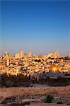 View of Jerusalem from The Mount of Olives, Jerusalem, Israel, Middle East