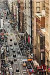 High Angle View of Broadway, New York City, New York, USA