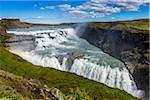 Rainbow at Gullfoss Waterfall, Southwest Iceland, Iceland