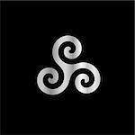 Celtic Neopaganism triple spiral triskelion