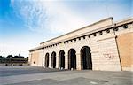 VIENNA, AUSTRIA - AUGUST 4, 2013: Auseres Burgtor Gate monument in Vienna, Austria