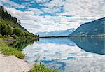 Zell Am See lake in Austria in the summer