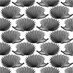 Design monochrome seamless diagonal pattern. Funny hedgehogs background. Vector art