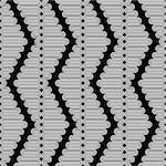 Design seamless monochrome zigzag geometric pattern. Abstract vertical stripy background. Vector art