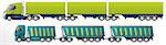 B triple road train trailer setups for cargo hauling