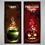 Halloween background, this illustration may be useful as designer work