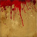 Grunge blood splatter background - ideal for Halloween