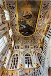 Ceiling above the Jordan Staricase and hall, The Hermitage Museum, St. Petersburg, Russia