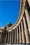 The Cathedral of Our Lady of Kazan along Nevsky Prospekt, St. Petersburg, Russia