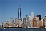 New York City Skyline with One World Trade Center, New York, USA