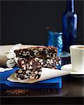 Slices of italian panforte