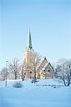 Church at winter