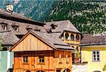 View of Hallstatt. Alpine village in Austria