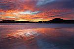 Spectacular sunrise at Koolewong overlooking the oyster farms