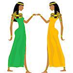 Ancient Egyptian women dancing