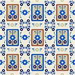 Series of patterns designed using the old Ottoman motifs