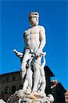 Fountain of Neptune (Biancone), Piazza Signoria, Florence (Firenze), UNESCO World Heritage Site, Tuscany, Italy, Europe