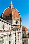 The dome of the Duomo Santa Maria del Fiore, Florence (Firenze), UNESCO World Heritage Site,Tuscany, Italy, Europe