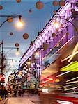 Selfridges on Oxford Street at Christmas, London, England, United Kingdom, Europe